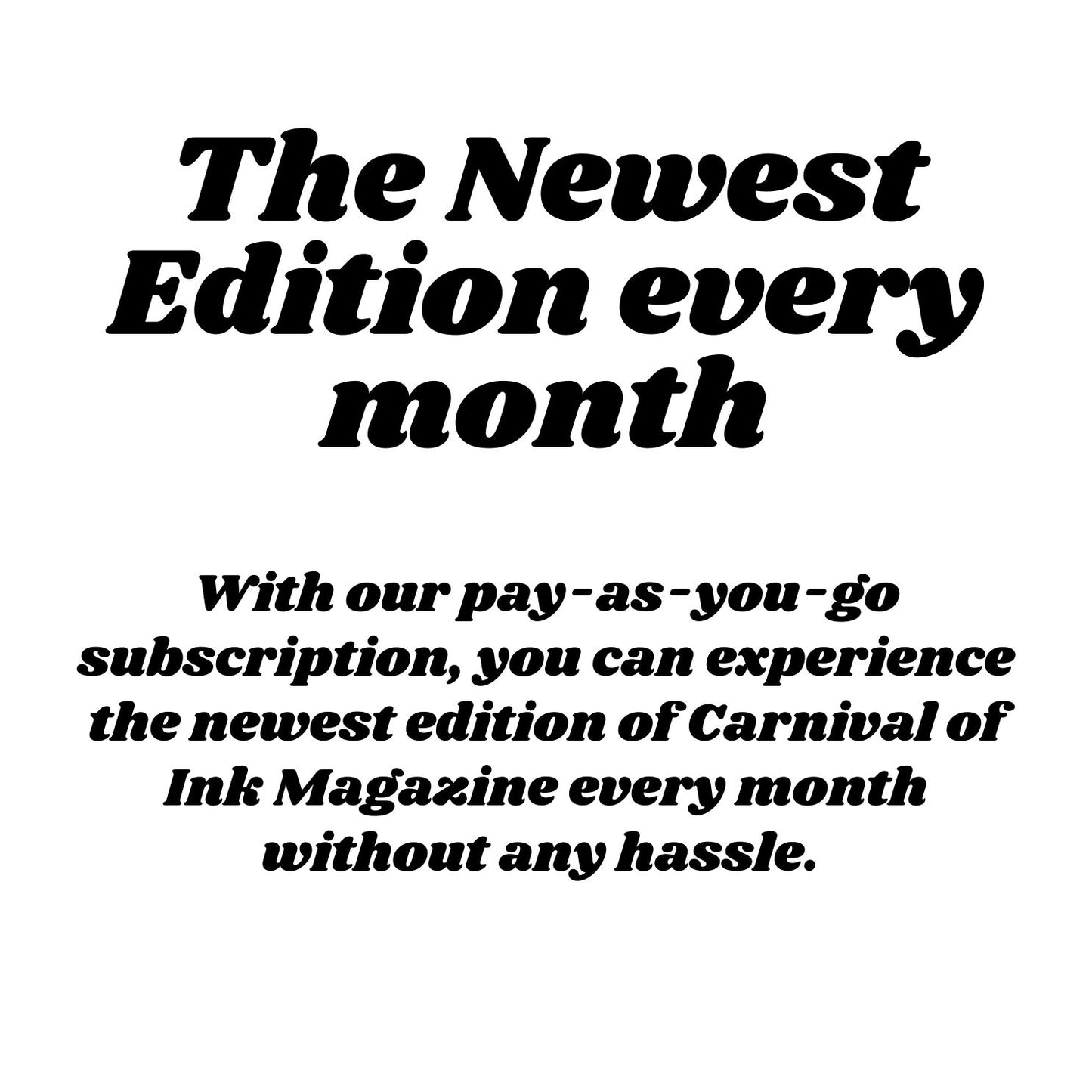 Magazine Subscription