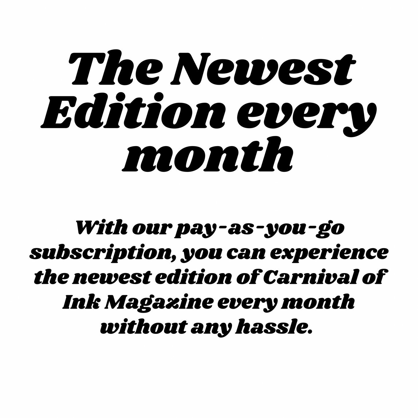 Digital Magazine Subscription